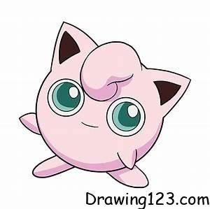 menggambar Pokemon Jigglypuff