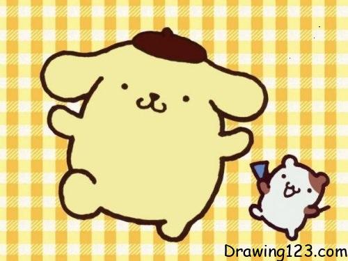 menggambar Pom Pom Purin