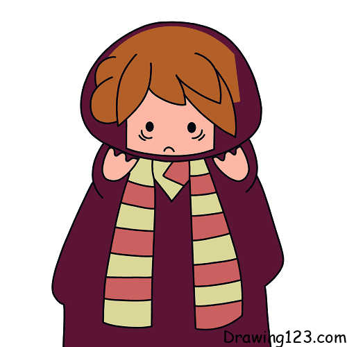 menggambar Ron Weasley