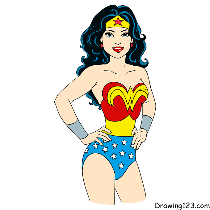 menggambar Wanita Ajaib