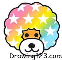 menggambar Afro Ken