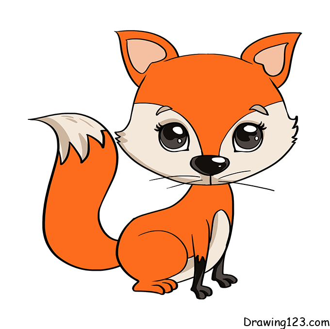 fox-drawing-step-7