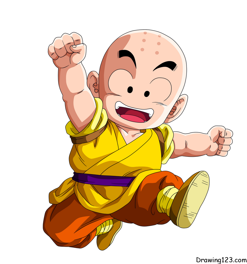 menggambar Krillin