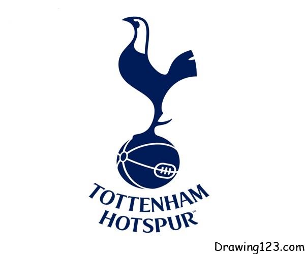 menggambar Logo Tottenham Hotspur