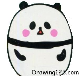 menggambar Panda Raksasa