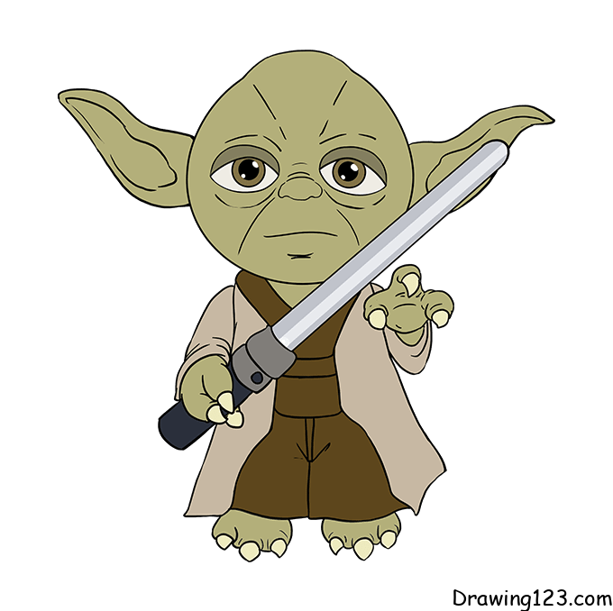 menggambar Yoda