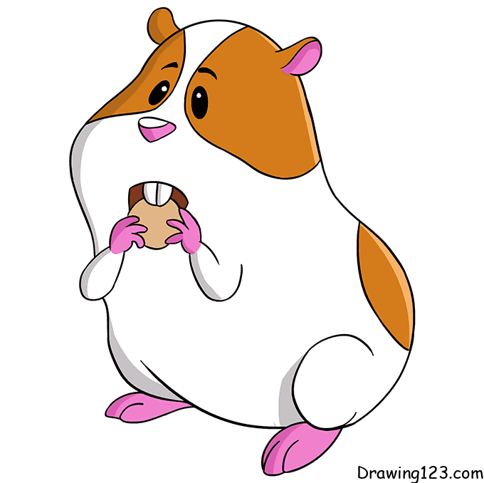 menggambar Hamster Tikus