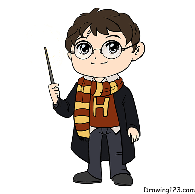 menggambar Harry Potter