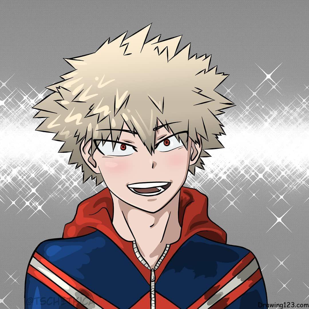 menggambar Katsuki Bakugo
