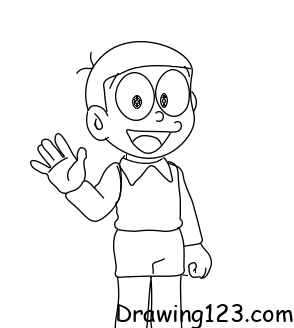 menggambar Nobita