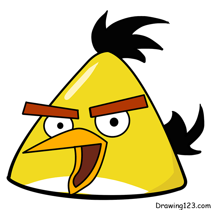 menggambar Burung Pemarah
