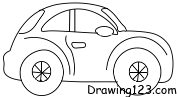 menggambar Mobil