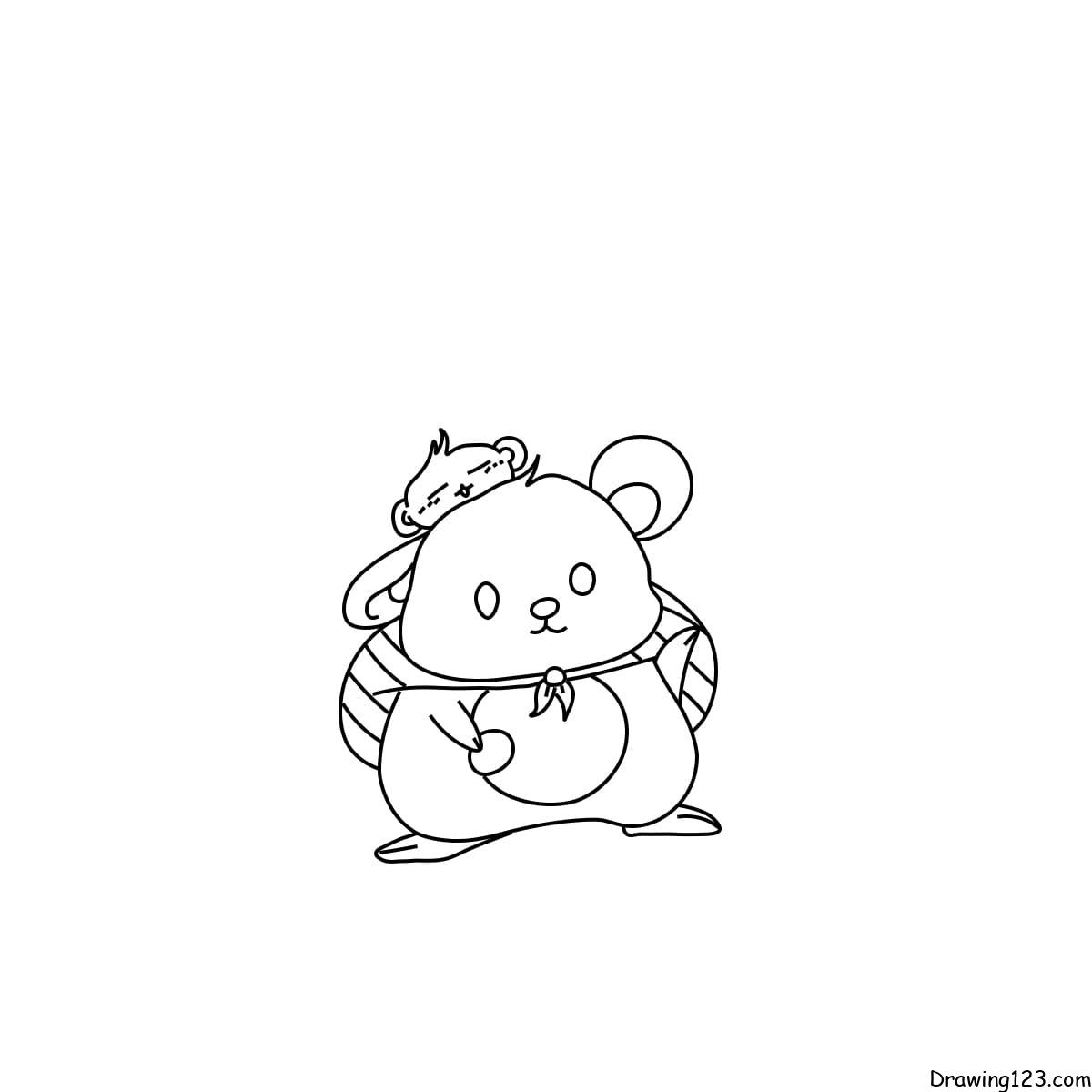 drawing mouse-step 11