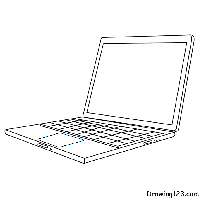 menggambar Laptop