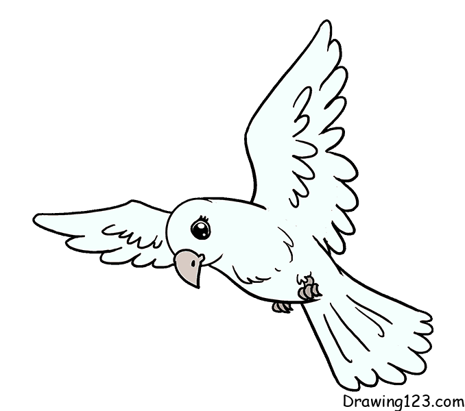 menggambar Burung