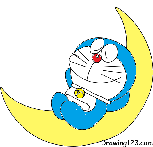 menggambar Doraemon 