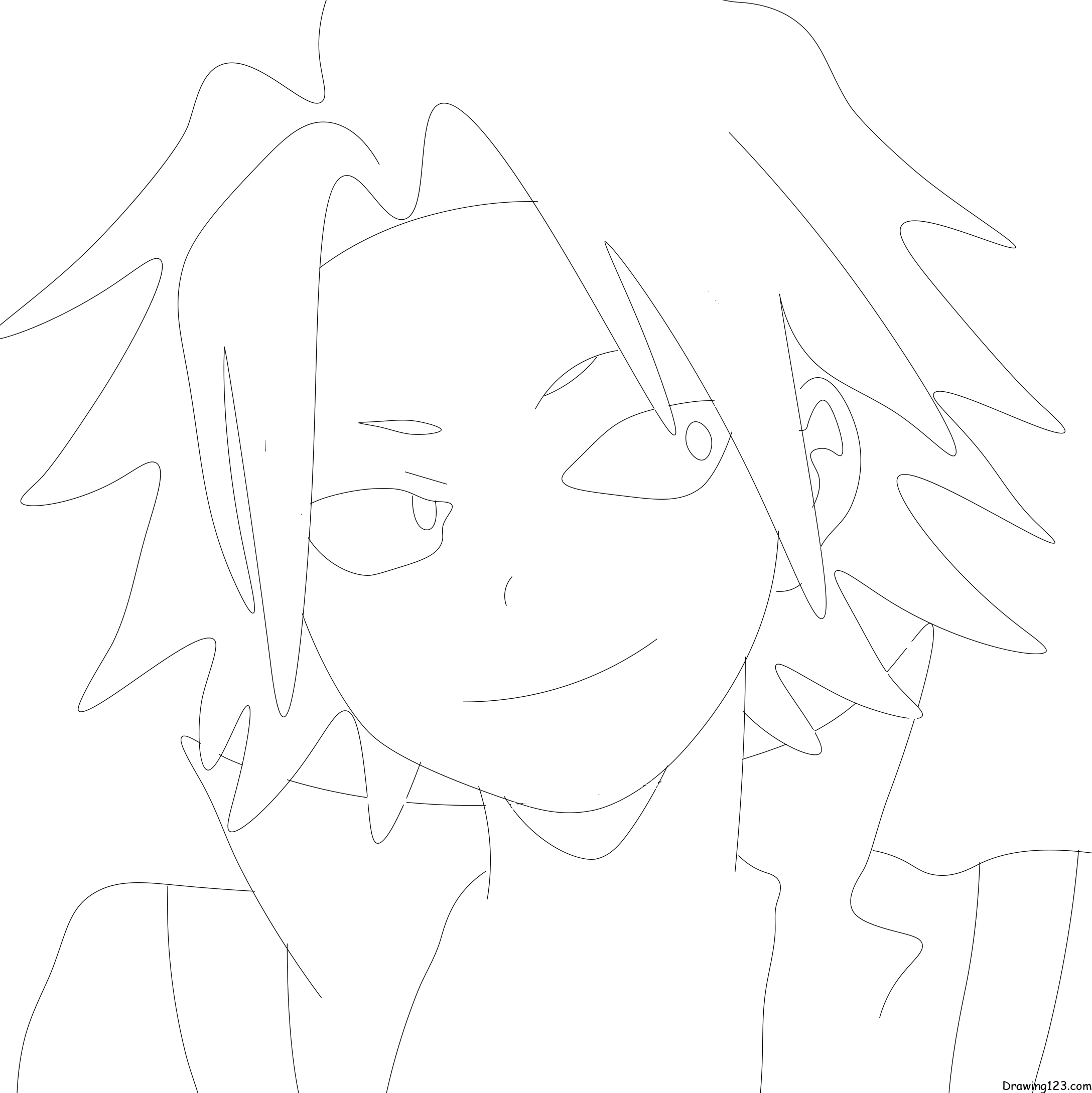 Denki-Kaminari-drawing-step-7