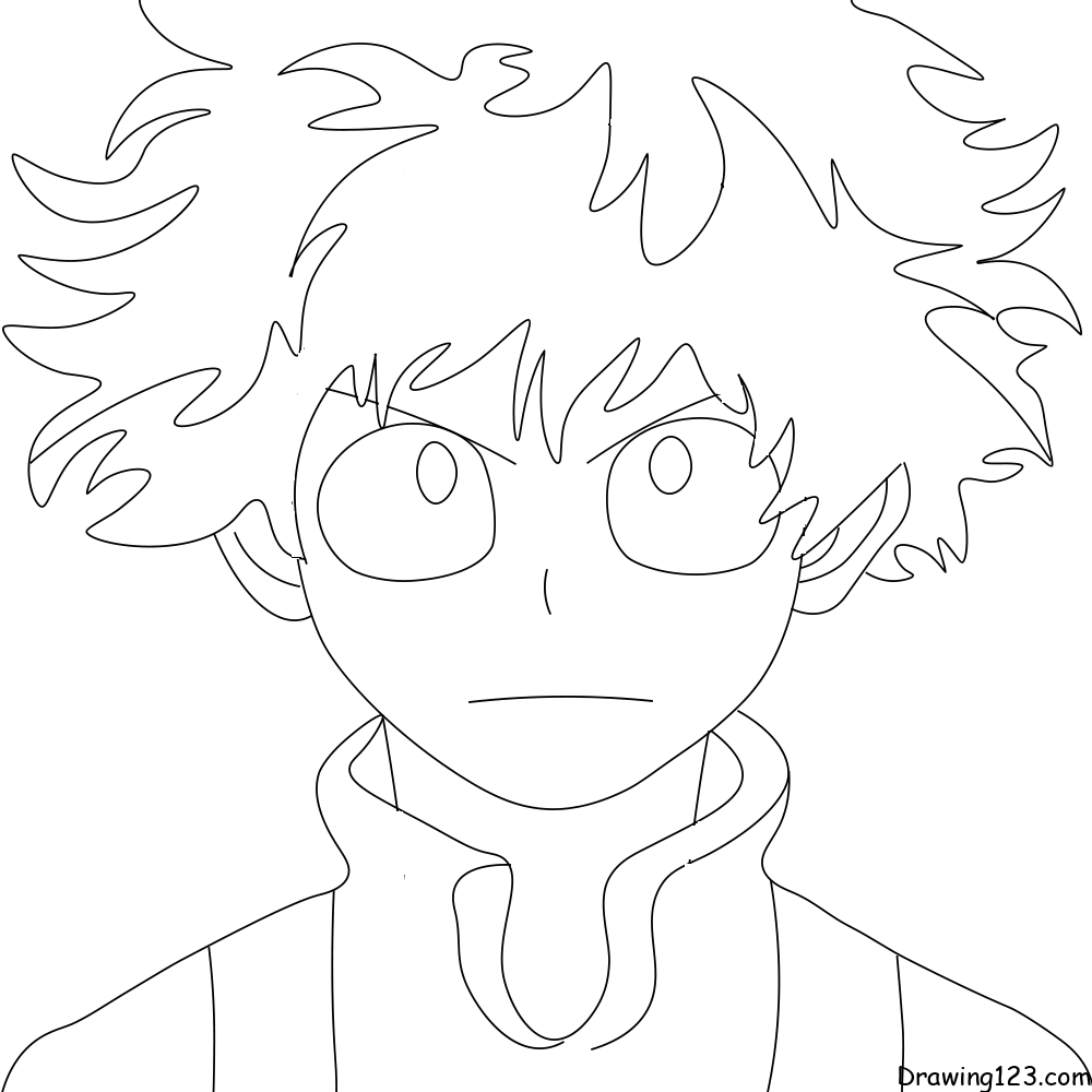 Izuku-Midoriya-drawing-step-7