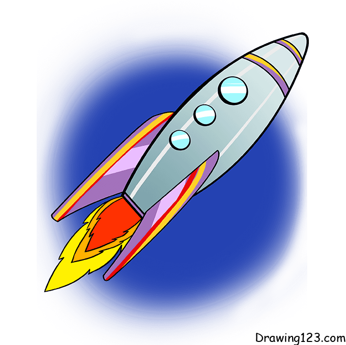 menggambar Rocket