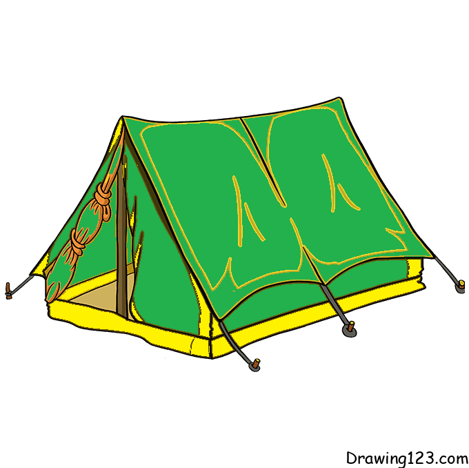 menggambar Tenda