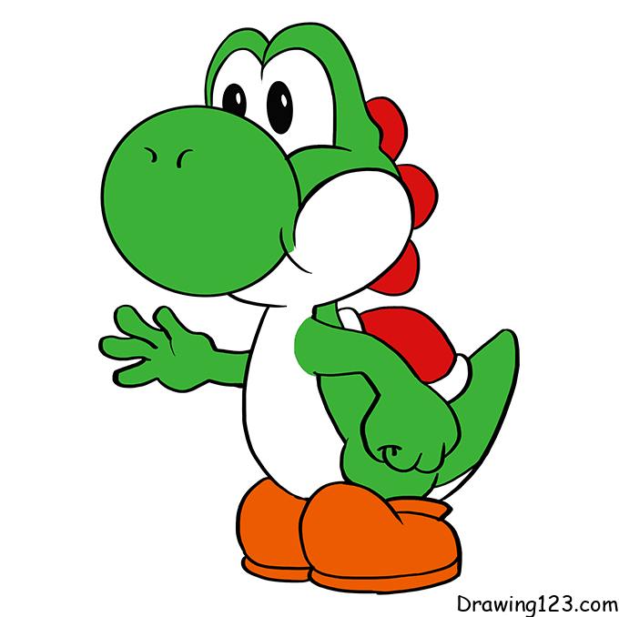 menggambar Yoshi