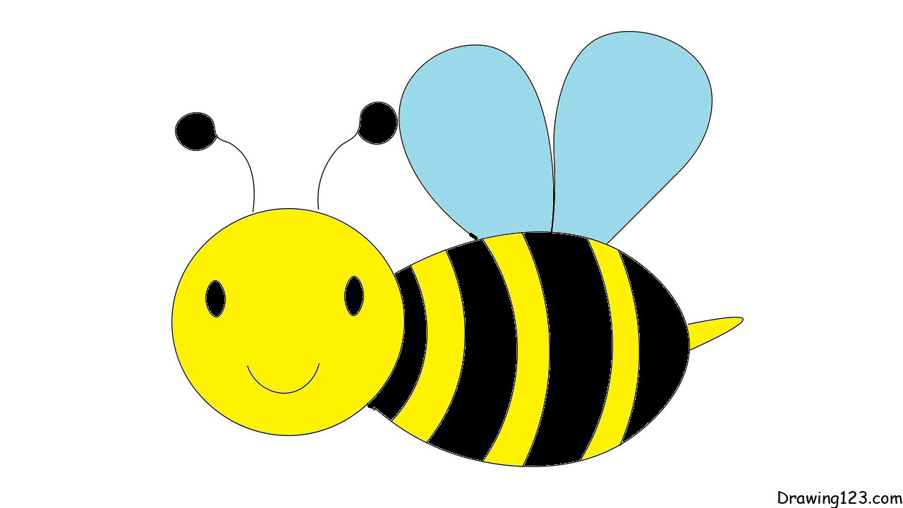 bee-drawing-step-8
