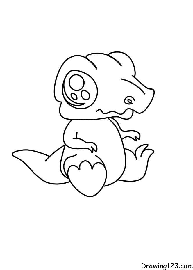 menggambar Crocodile
