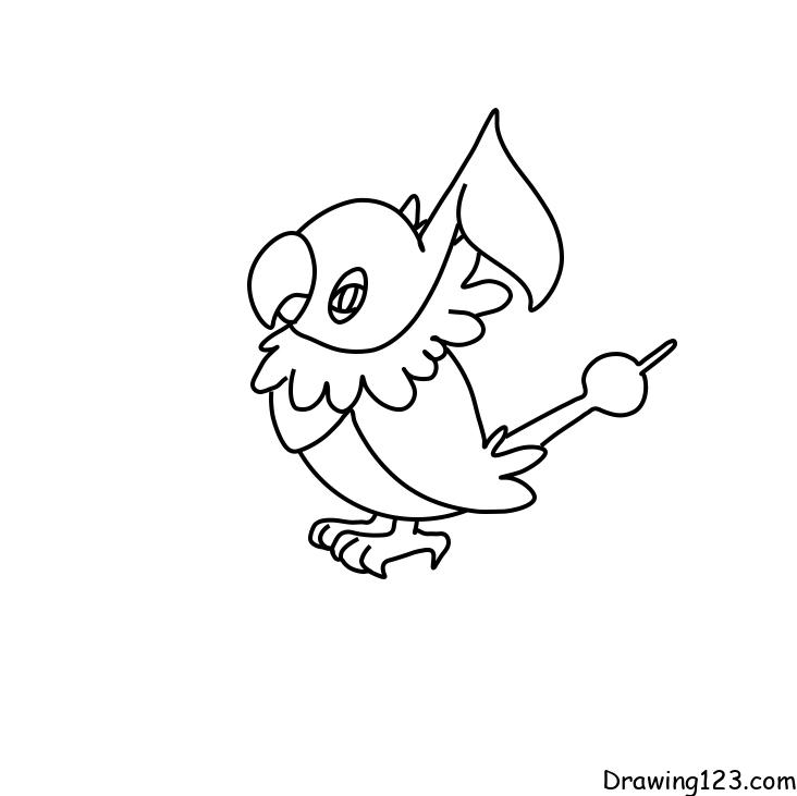 menggambar Pokemon Chatot