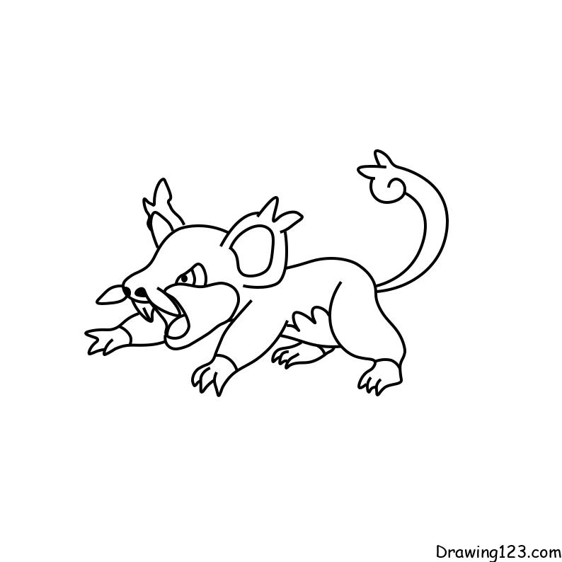 menggambar Pokemon Rattata