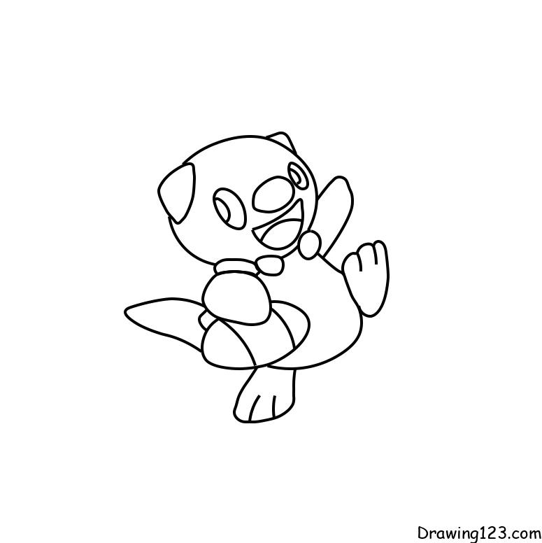 menggambar Pokemon Otters