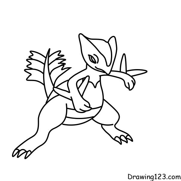 menggambar Pokemon Jukain