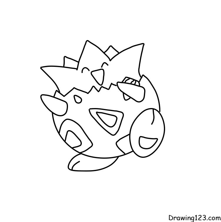 menggambar Pokemon Togepi