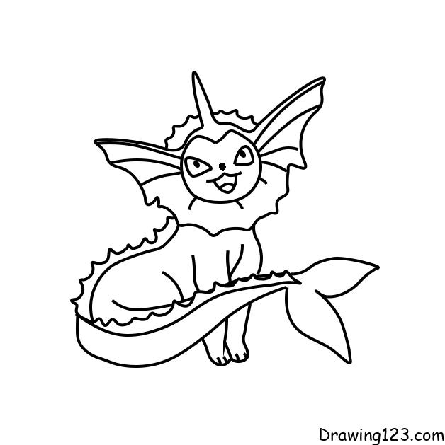 menggambar Pokemon Mermaid