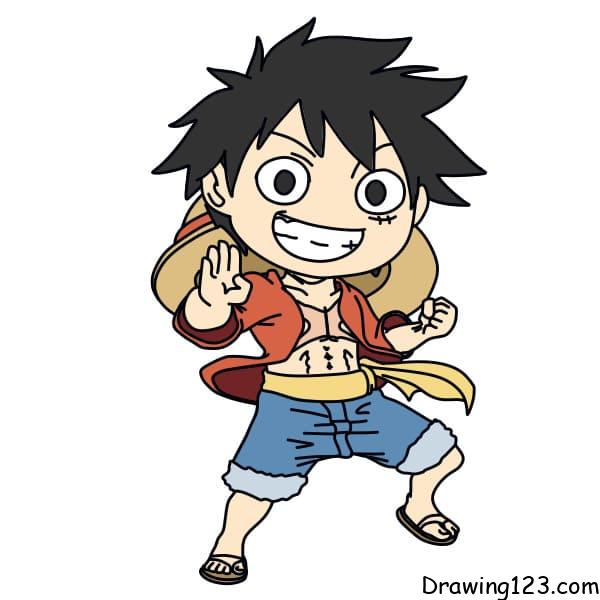 Luffy drawing