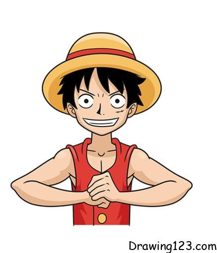 Luffy Drawing Idea 14