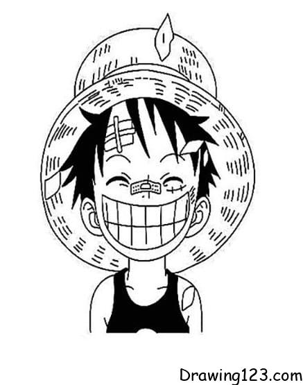 Luffy Drawing Idea 17