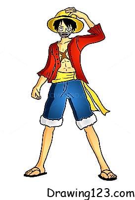Luffy Drawing Idea 7