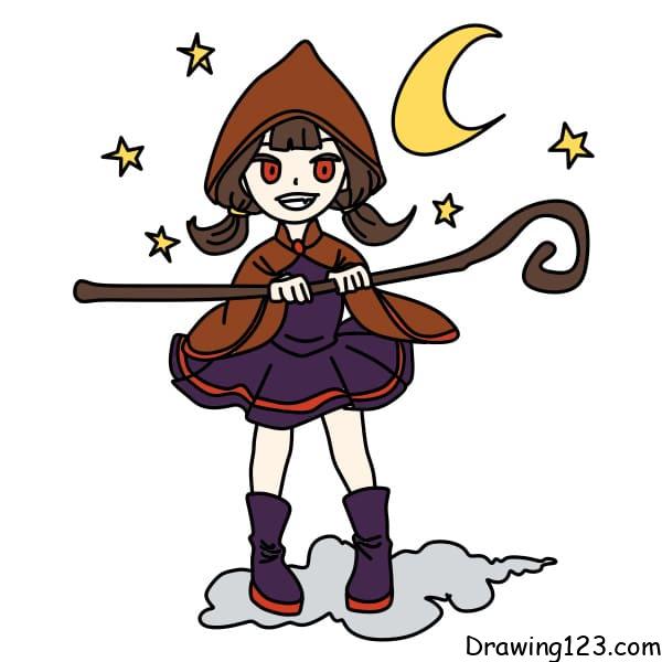 menggambar Hallowen (Hari Hallowen)