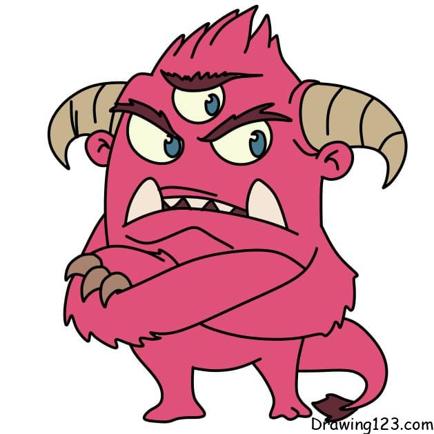 Desenho-de-monstro-passo12