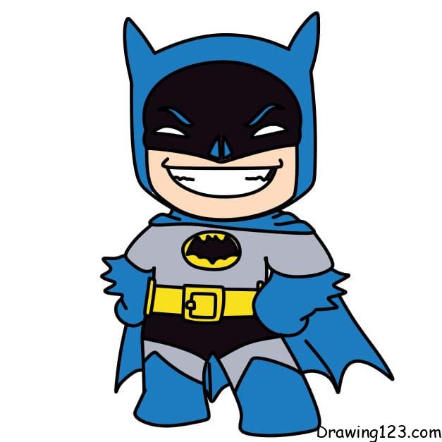 menggambar Batman