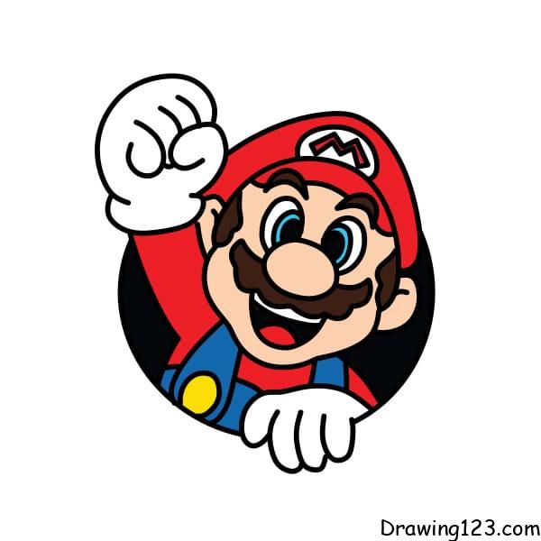 menggambar Mario