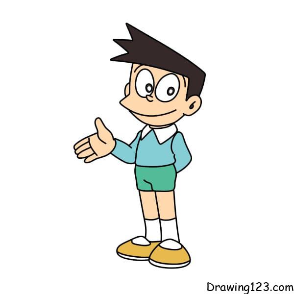 menggambar Suneo