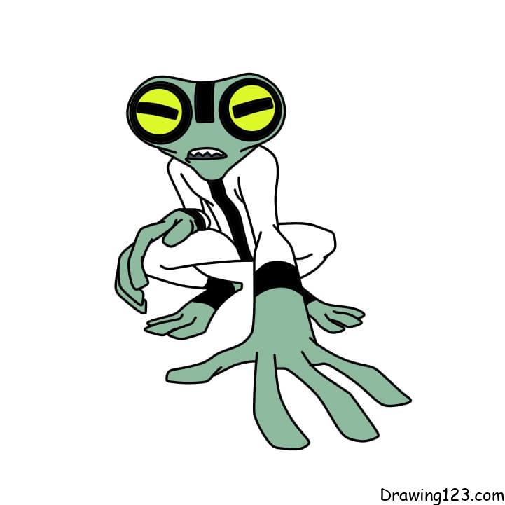 menggambar GREY MATTER – Ben 10
