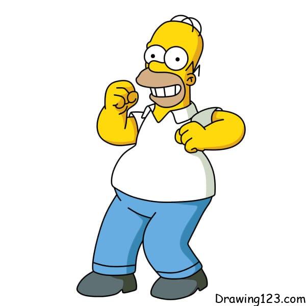 drawing-Homer-Simpson-step-11-2