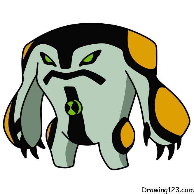 menggambar Ben 10 Cannonbolt