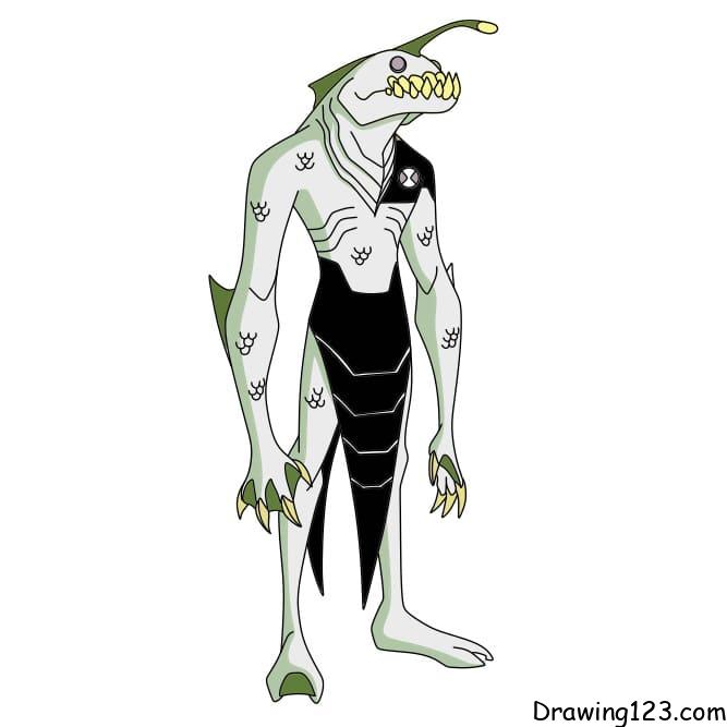 menggambar RIPJAWS – Ben 10