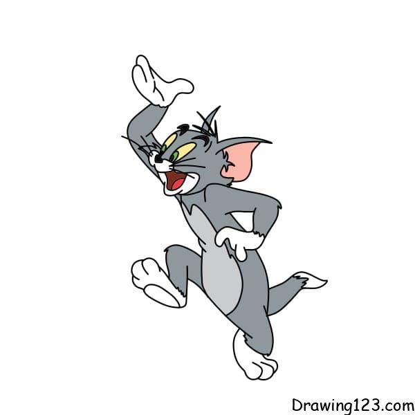 Drawing-a-cat-Tom-step-13