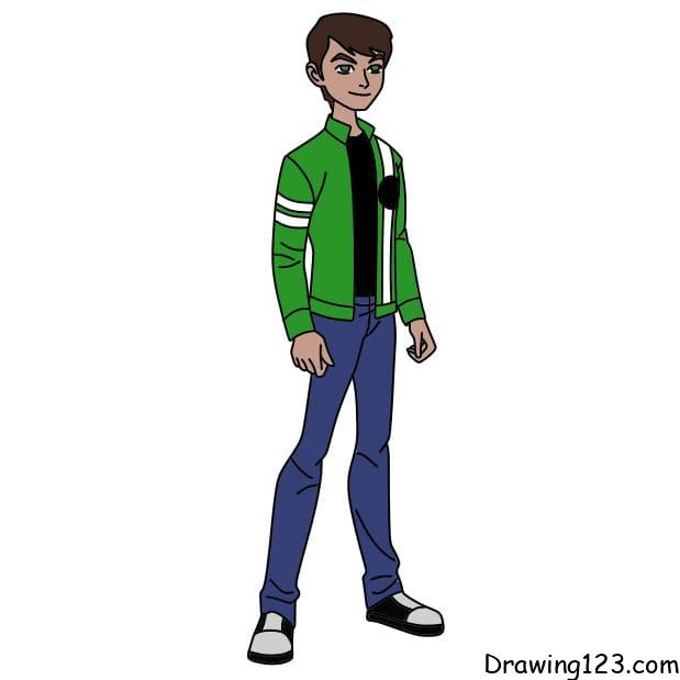drawing-Ben-Tennyson-step-12