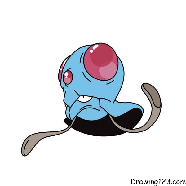 menggambar Pokemon Menokurage
