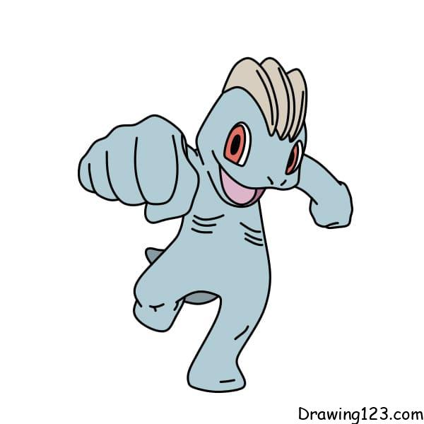 menggambar Pokemon Machop